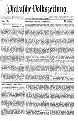 Pfälzische Volkszeitung Freitag 5. Juni 1868