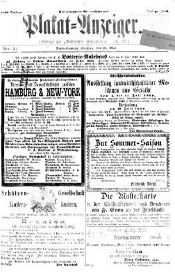 Pfälzische Volkszeitung Sonntag 24. Mai 1868