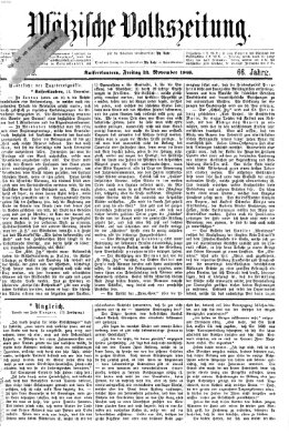 Pfälzische Volkszeitung Freitag 13. November 1868