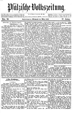 Pfälzische Volkszeitung Mittwoch 10. März 1869