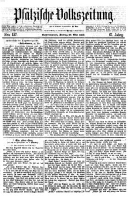 Pfälzische Volkszeitung Freitag 28. Mai 1869