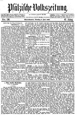 Pfälzische Volkszeitung Dienstag 8. Juni 1869