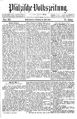 Pfälzische Volkszeitung Samstag 31. Juli 1869