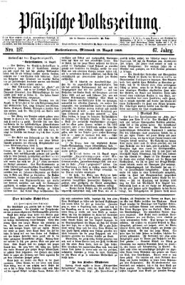 Pfälzische Volkszeitung Mittwoch 18. August 1869