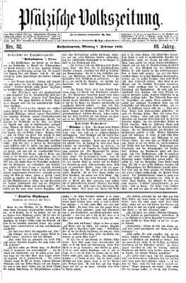 Pfälzische Volkszeitung Montag 7. Februar 1870