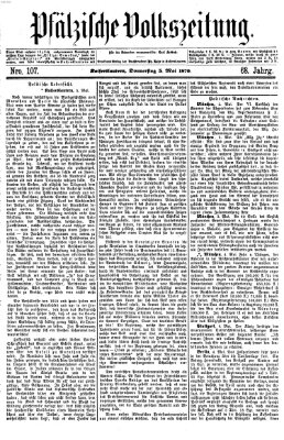 Pfälzische Volkszeitung Donnerstag 5. Mai 1870