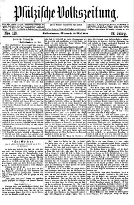 Pfälzische Volkszeitung Mittwoch 18. Mai 1870