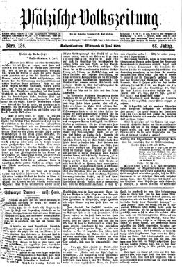 Pfälzische Volkszeitung Mittwoch 8. Juni 1870