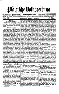 Pfälzische Volkszeitung Dienstag 5. Juli 1870