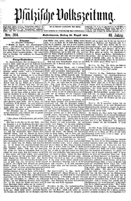 Pfälzische Volkszeitung Freitag 26. August 1870