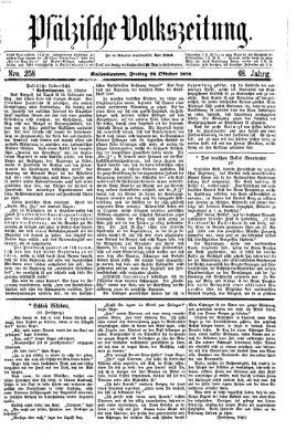 Pfälzische Volkszeitung Freitag 28. Oktober 1870