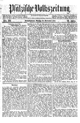 Pfälzische Volkszeitung Montag 28. November 1870