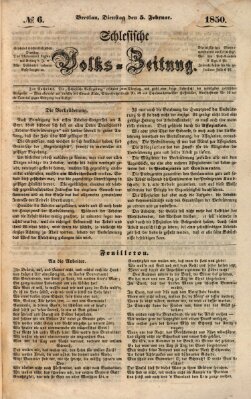 Schlesische Volks-Zeitung Dienstag 5. Februar 1850