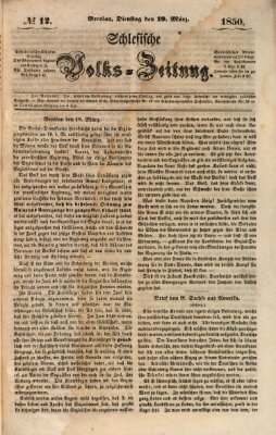 Schlesische Volks-Zeitung Dienstag 19. März 1850