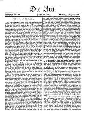 Die Zeit Dienstag 16. Juli 1861