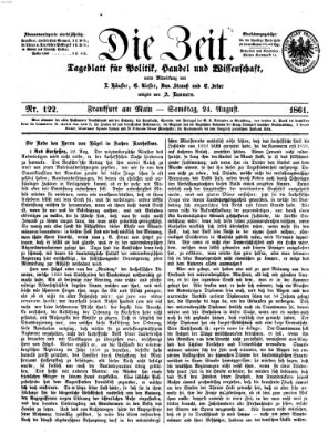 Die Zeit Samstag 24. August 1861