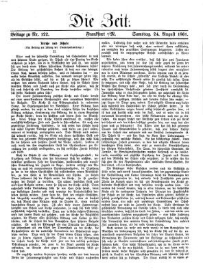 Die Zeit Samstag 24. August 1861