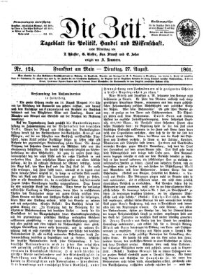 Die Zeit Dienstag 27. August 1861