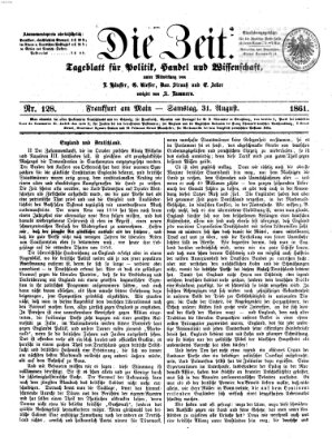 Die Zeit Samstag 31. August 1861