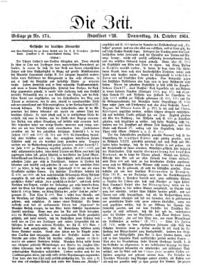 Die Zeit Donnerstag 24. Oktober 1861