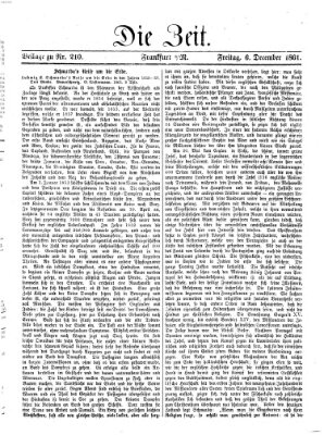 Die Zeit Freitag 6. Dezember 1861