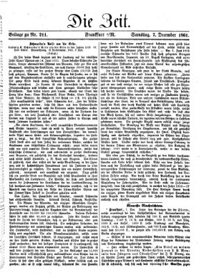 Die Zeit Samstag 7. Dezember 1861