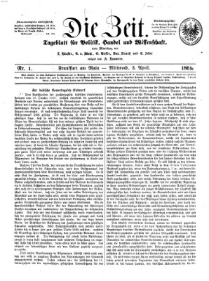 Die Zeit Mittwoch 3. April 1861