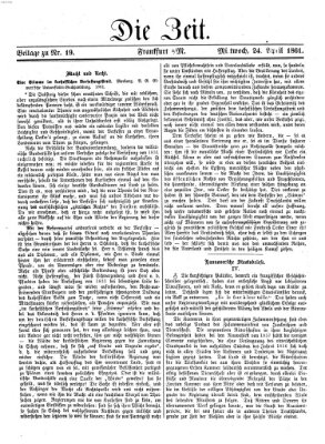 Die Zeit Mittwoch 24. April 1861