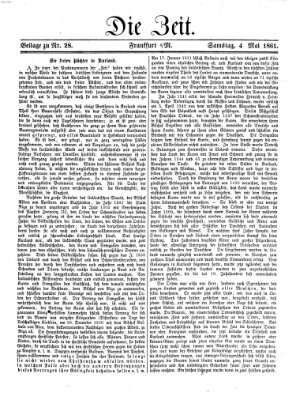 Die Zeit Samstag 4. Mai 1861