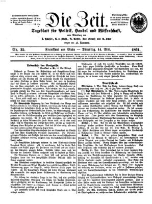 Die Zeit Dienstag 14. Mai 1861