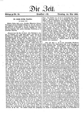 Die Zeit Dienstag 14. Mai 1861