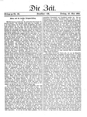 Die Zeit Freitag 17. Mai 1861