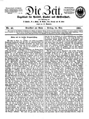 Die Zeit Freitag 24. Mai 1861