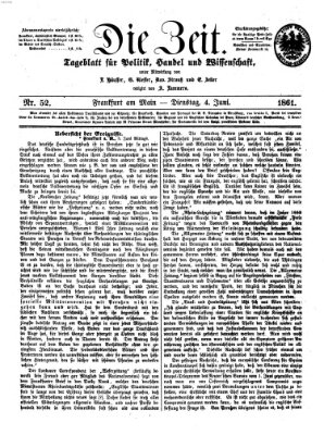 Die Zeit Dienstag 4. Juni 1861