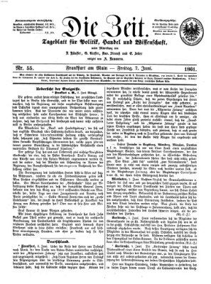 Die Zeit Freitag 7. Juni 1861