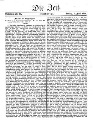 Die Zeit Freitag 7. Juni 1861