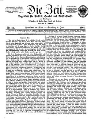 Die Zeit Samstag 8. Juni 1861