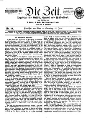 Die Zeit Samstag 22. Juni 1861