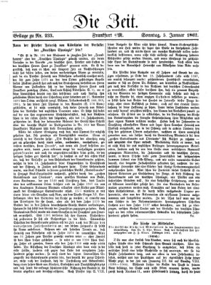 Die Zeit Sonntag 5. Januar 1862