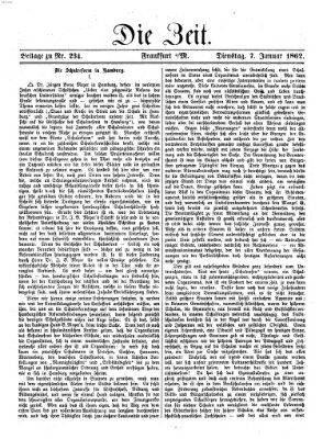 Die Zeit Dienstag 7. Januar 1862