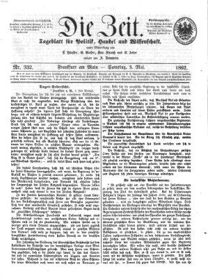 Die Zeit Samstag 3. Mai 1862