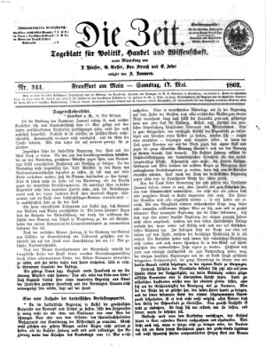 Die Zeit Samstag 17. Mai 1862