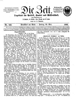 Die Zeit Freitag 23. Mai 1862