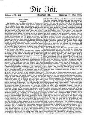 Die Zeit Samstag 24. Mai 1862