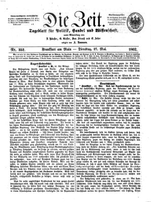 Die Zeit Dienstag 27. Mai 1862