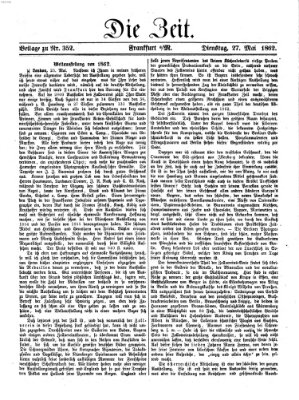 Die Zeit Dienstag 27. Mai 1862