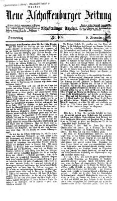 Neue Aschaffenburger Zeitung und Aschaffenburger Anzeiger (Beobachter am Main und Aschaffenburger Anzeiger) Donnerstag 9. November 1865