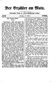 Neue Aschaffenburger Zeitung und Aschaffenburger Anzeiger (Beobachter am Main und Aschaffenburger Anzeiger) Samstag 14. Oktober 1865