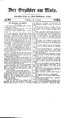 Neue Aschaffenburger Zeitung und Aschaffenburger Anzeiger (Beobachter am Main und Aschaffenburger Anzeiger) Donnerstag 28. Dezember 1865