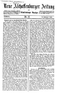 Neue Aschaffenburger Zeitung und Aschaffenburger Anzeiger (Beobachter am Main und Aschaffenburger Anzeiger) Mittwoch 14. Februar 1866